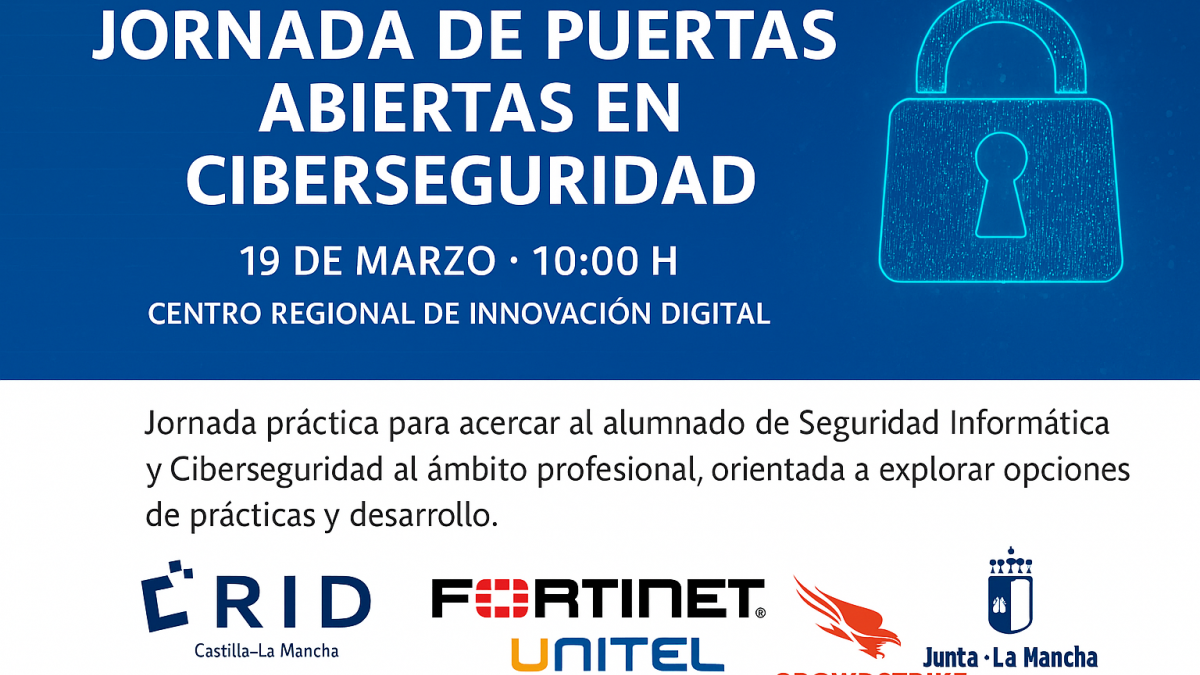 JORNADA DE PUERTAS ABIERTAS EN CIBERSEGURIDAD